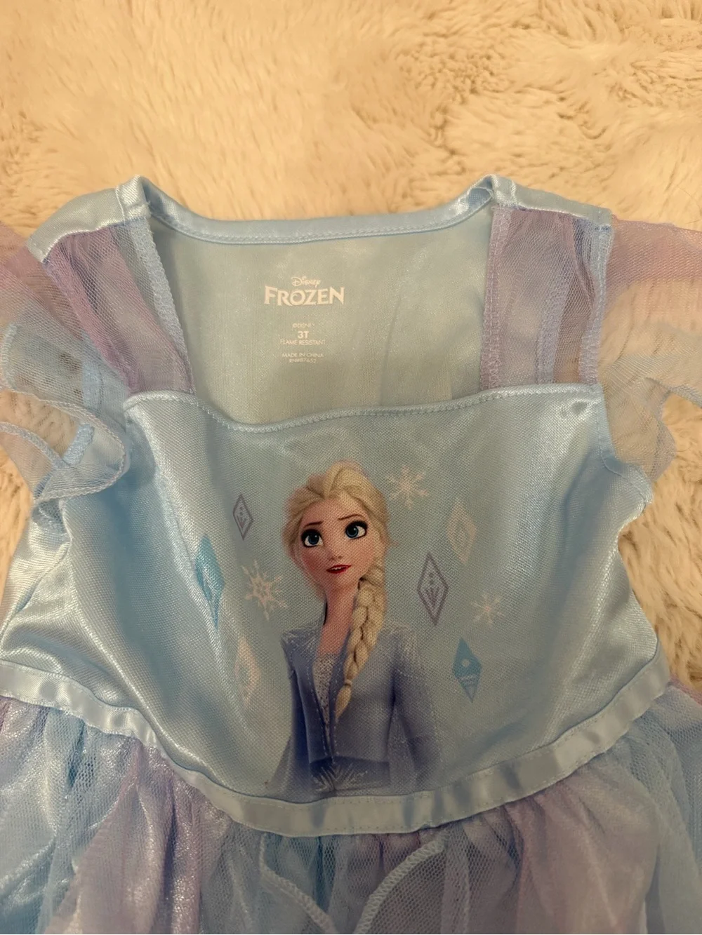 Frozen 2 Elsa Nightgown Princess Dress Up 3T - Picture 2 of 3